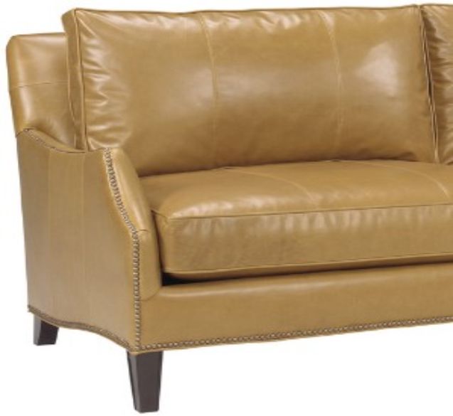Lexington Home Customizable Kensington Place Ashton Leather Apartment Sofa-1