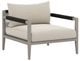 Four Hands Sherwood Fabric/Wooden Outdoor Chair-0