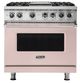 Viking® 5 Series 36'' Blush Pro Style Dual Fuel Range-0