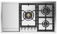 Ilve® Professional Plus II 36'' Stainless Steel Natural Gas Cooktop with Griddle-0