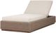 Four Hands Lorelei Alessi Buff Wooden/Woven Outdoor Chaise-0