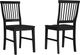 homestyles® Arts & Crafts 2-Piece Black Chair-3