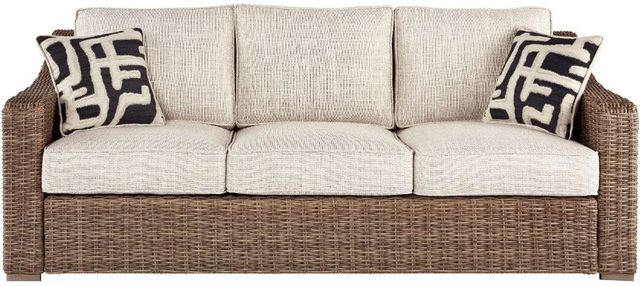 Signature Design by Ashley® Beachcroft 4-Piece Beige Outdoor Conversational Set-1
