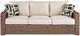 Signature Design by Ashley® Beachcroft 4-Piece Beige Outdoor Conversational Set-1