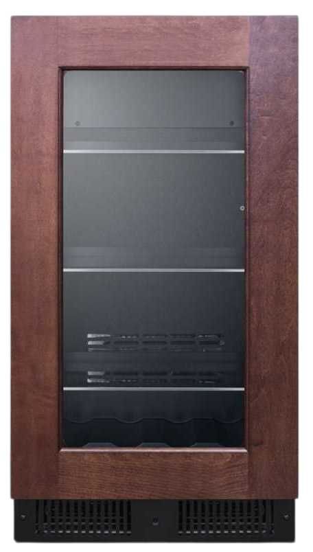 Summit® 18" Classic Collection 2.9 Cu. Ft. Panel Ready Built-In Beverage Center-0
