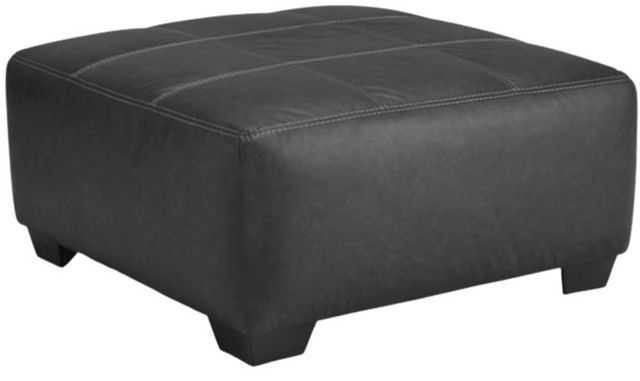 Brixley Pier Oversized Accent Ottoman - Graphite