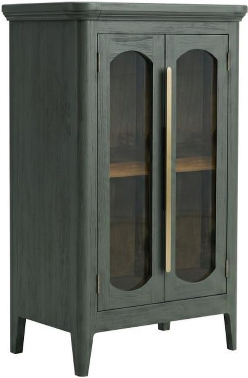 International Furniture Direct Brava Green 2-Door Console-0