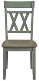 Homelegance® Ogden Brown/Green Dining Side Chair-3