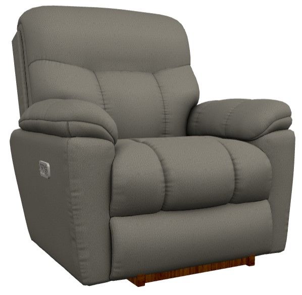 La-Z-Boy® Morrison Silver Power Rocking Recliner with Headrest-0