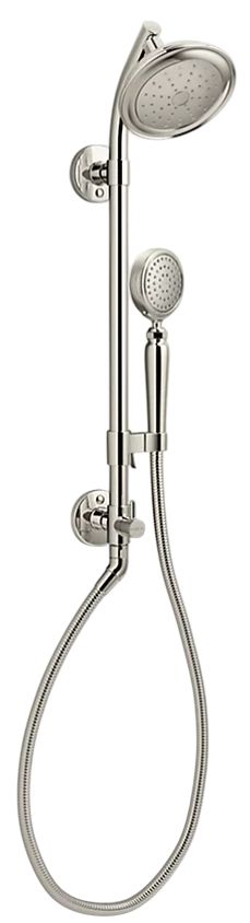KOHLER® Artifacts® HydroRail®-S Vibrant Polished Nickel 1.75 GPM Shower Column Kit-0