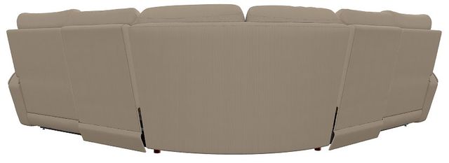 La-Z-Boy® Maddox 5-Piece Driftwood Curve Manual Reclining Sectional-2