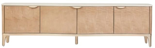 Michael Amini® Malibu Crest Blush/Pearl TV Console-1