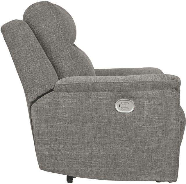 Signature Design by Ashley® Mouttrie Smoke Power Recliner with Adjustable Headrest-4