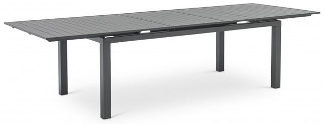 Meridian Furniture Maldives Grey Aluminum 30" Outdoor Patio Dining Table-1