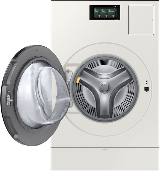 Samsung Bespoke AI 5.3 Cu. Ft. Ivory Ventless Washer Dryer Combo with Heat Pump Dryer and AI Home-1