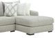 Albany Industries 2-Piece Haven Dove Sectional-1