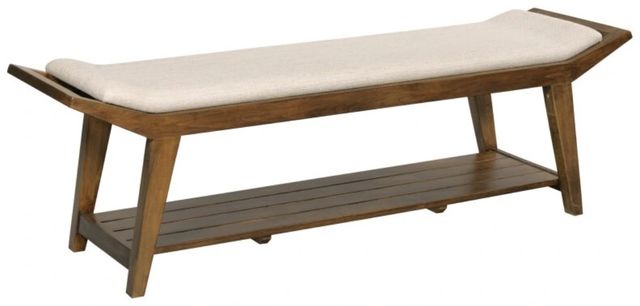 Kincaid® Abode Warm Brunette/White Atlas Bench-0