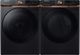 WF50BG8300AV | DVE50BG8300V - Samsung Front Load 5.0 cu. ft. Capacity Washer and a 7.5 cu.ft. Capacity Electric Dryer in Brushed Black with Rose Gold Accents - INCLUDES PEDESTALS!-1