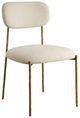 Uttermost® Capture 2-Piece Antique Gold/Off-White Dining Side Chair Set-3