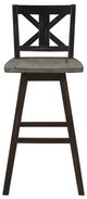 Homelegance® Amsonia Black Sand/Distressed Gray Pub Height Chair-2