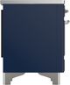 Ilve® Majestic III 36" Midnight Blue Pro Style Induction Range with Triple Glass Door and Chrome Trim-4