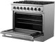 FORNO® Marco 36" Stainless Steel Pro Style Dual Fuel Range-4