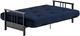 dhp furniture® Harlow Blue Futon with Arms-4