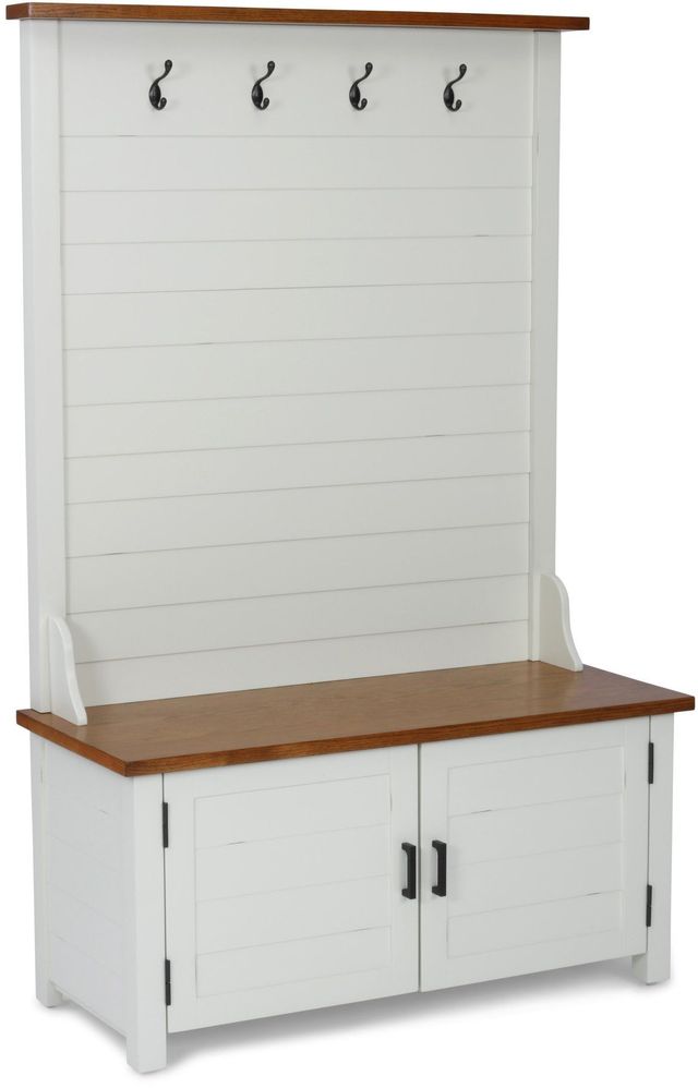 homestyles® Portsmouth Off-White Hall Tree-0