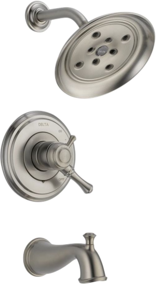 Delta Cassidy® Monitor® 17 Series Stainless H2Okinetic® Tub and Shower-0