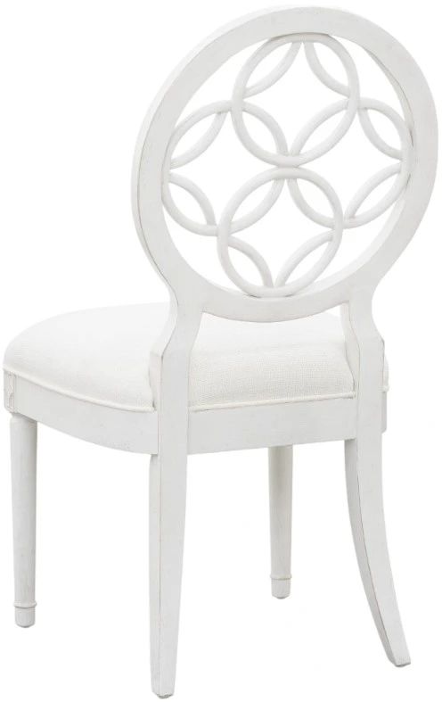 Hooker® Furniture Melange Brynlee Lindy Snow/White Side Chair-3