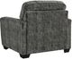 Signature Design by Ashley® Lonoke Gunmetal Chair and a Half-3