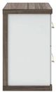 Signature Design by Ashley® Mazilar Brown/White Nightstand-3