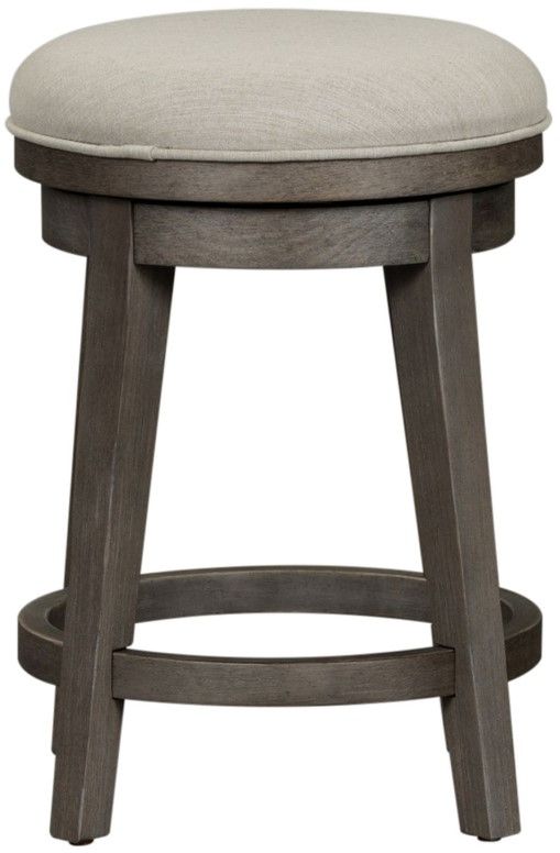Liberty Furniture Modern Farmhouse 4-Piece Dusty Charcoal/Gray Occasional Bar Set-3