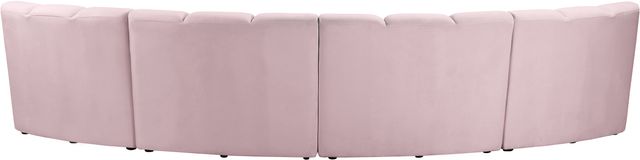 Meridian Furniture Infinity 4-Piece Pink Velvet Modular Sectional-3