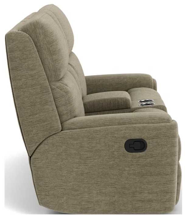 Flexsteel® Customizable Rio Reclining Loveseat with Console-2
