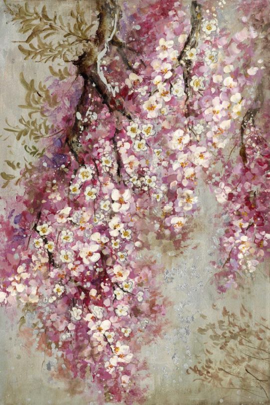 Classy Living Whispering Cherry Blossom Wall Art-0