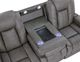 Steve Silver Co. Daniel Mossy Gray Triple Power Reclining Theater Sofa-4