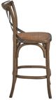 Furniture Classics Bentwood Brown Counter Stool with Metal Back-4