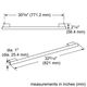 Thermador® Masterpiece® 30.38" Stainless Steel Handle-1