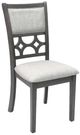 New Classic® Home Furnishings Mitchell 5-Piece Gray Dining Set-3