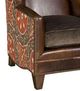 King Hickory Customizable Athens Leather and Fabric Chair-1