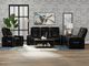 Alan Black Power Leather Loveseat-2