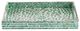A & B Home Green/White Large Capiz Tray-1