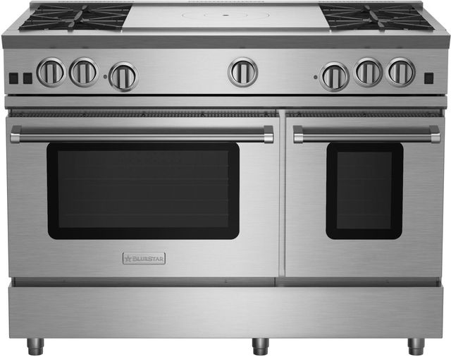 BlueStar® RNB Series 48" Stainless Steel Pro Style Liquid Propane Gas Range-0