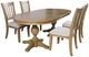 Jofran Inc. Brentwood 5-Piece Cascade Oak Dining Set-0