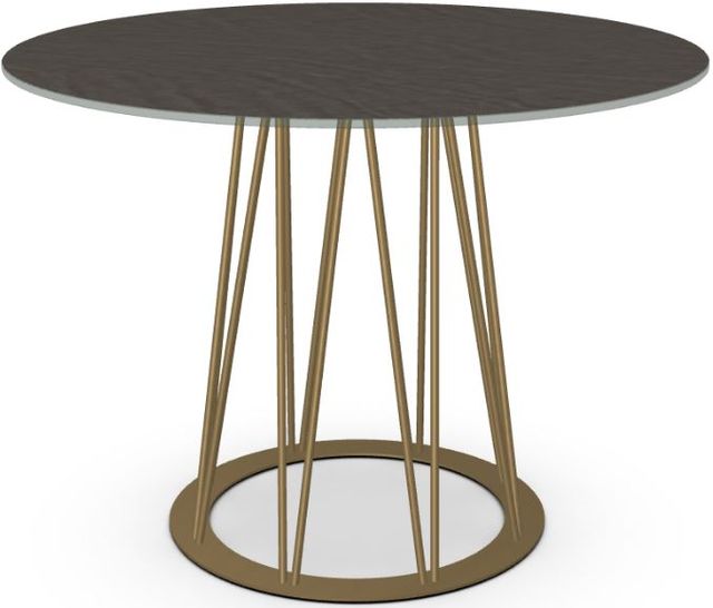 Amisco Customizable Calypso Starstone Dining Table with 42" Tabletop -0