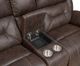 Steve Silver Co. Aria Saddle Brown Dual Power Reclining Loveseat-4