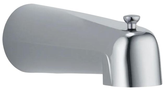Delta Chrome Pull-Up Long Diverter Tub Spout-0