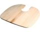 Elkay® Hardwood Light Brown 21.81" x 19.25" x 0.75" Cutting Board-0