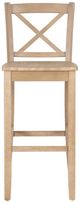 Linon Torino Gray Wash X-Back Bar Stool-4